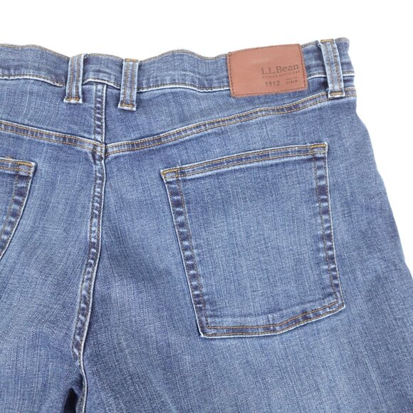 L.L. Bean BeanFlex Standard Fit Jeans Men's 40x30 Stretch Denim - Picture 6 of 11